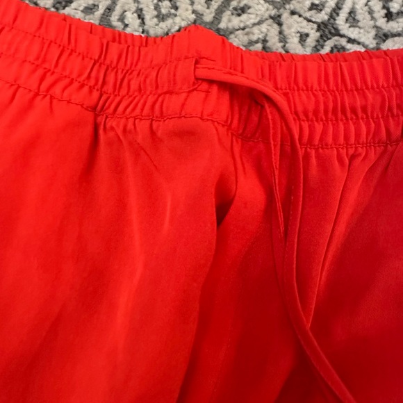 Zara Red Drawstring Pants - Picture 4 of 5